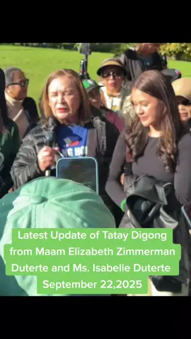 Update September 22,2025 latest Update of Tatay Digong  Maam Elizabeth Zimmerman Duterte  Ms. Isabelle Duterte  #solidduterte🇵🇭👊 #BringPRRDHome  #ofwtaiwan🇵🇭🇹🇼 #fyp #foryou 