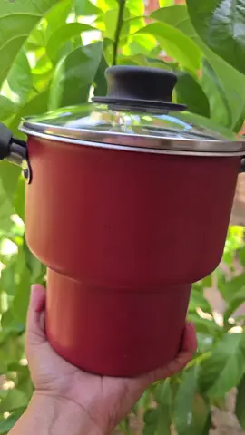 Cuscuzeira 14cm 1,9l Turim vermelha Antiaderente Tramotina 