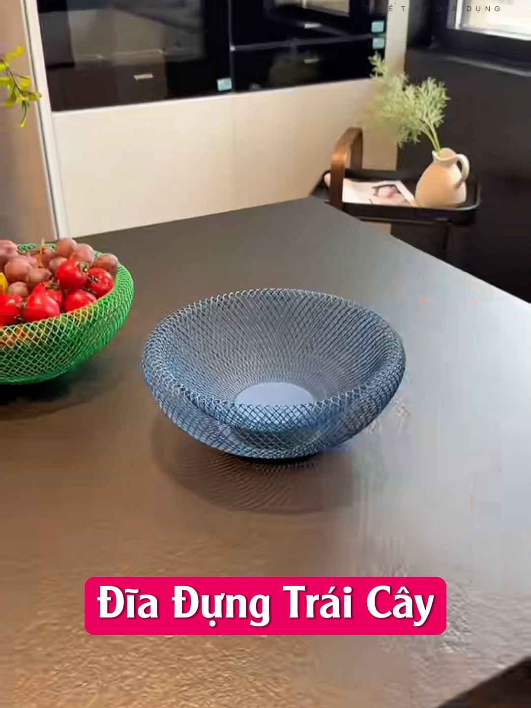 Đĩa đựng trái cây có lỗ thoát nước – Không lo đọng nước, trái cây bị úng #smart #xuhuong #viral #diadungtraicay #dogiadung #giadungtienich