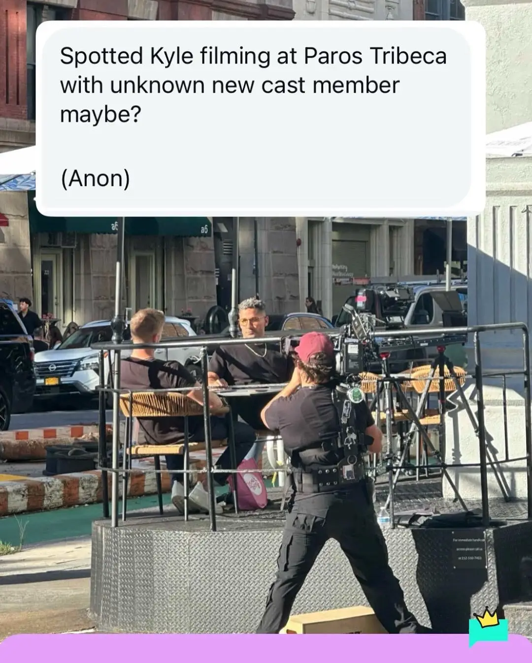 Boots on the ground… Have you seen any of the filming?