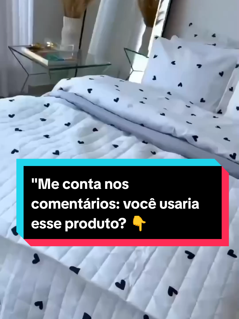 Cobre Leito Solteiro Casal Padrão Queen King com porta travesseiro Percal 150 fios estampado Dorama Coração Essencialle .#cobre #leito 