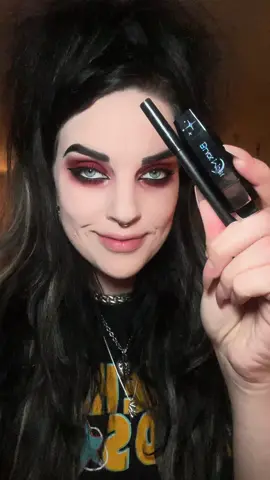 Vamp lip combo with black liner and @Black Moon Cosmetics satin lipstick in “Elm St.” 🧛🏻‍♀️🥀