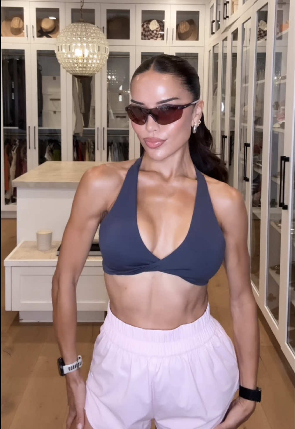 Going out for a run brb💅🏻🏃🏻‍♀️🎀👟 @csb pink run shorts + grey crop  @Garmin Connects  265s watch  @WHOOP life band  @Nike  victory elite matte canyon sunglasses  @Maybelline NY  totally toffee lip pencil  @Neutrogena hydroboost lip balm #marathontraining #Running #marathon #runnergirl #Running 