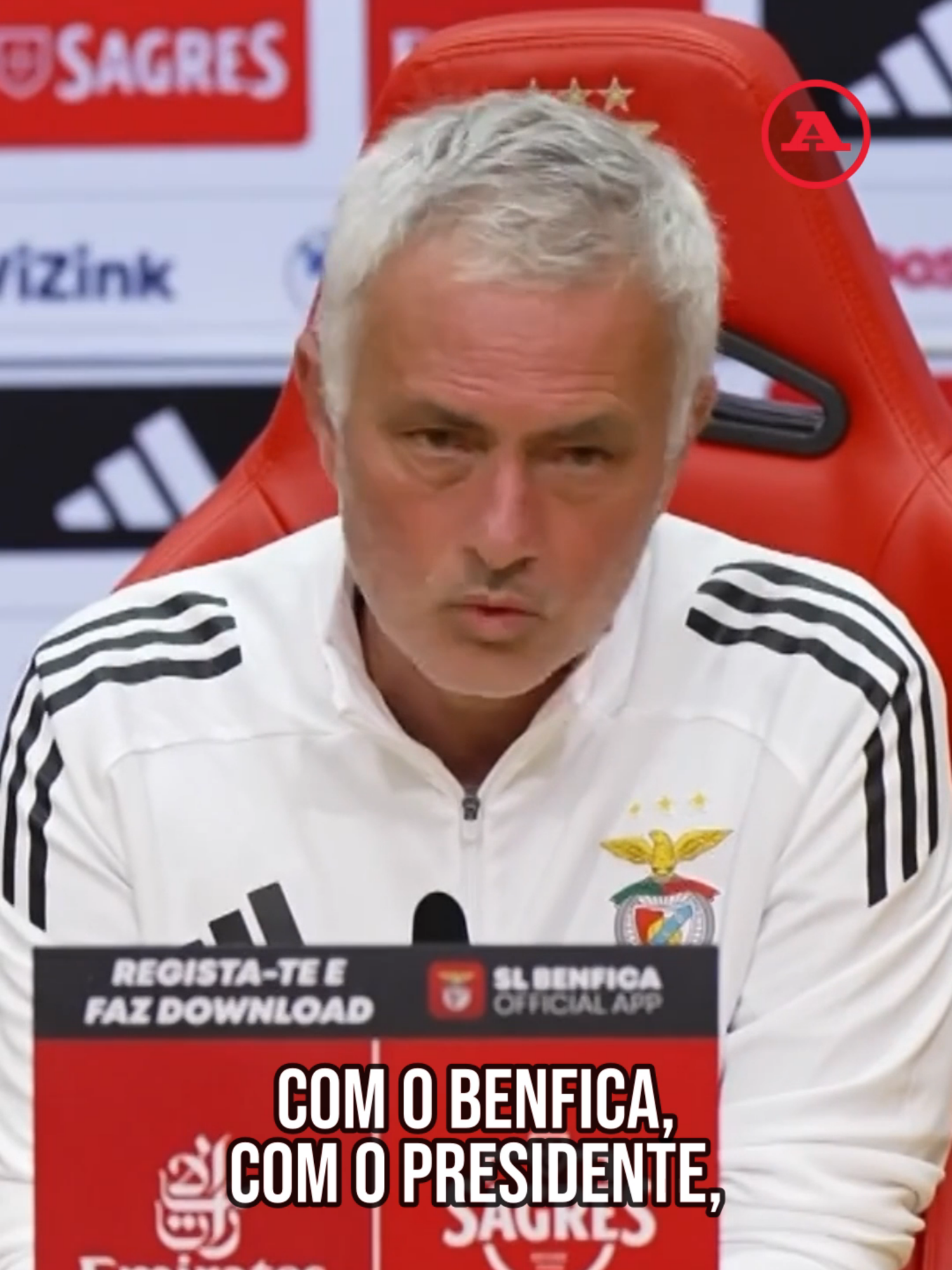 🗣️«Eu pensava que ia regressar a Portugal para a Seleção» José Mourinho esclarece como decorreu o processo da sua contratação pelo Benfica. #benfica #josemourinho #titkokdesporto