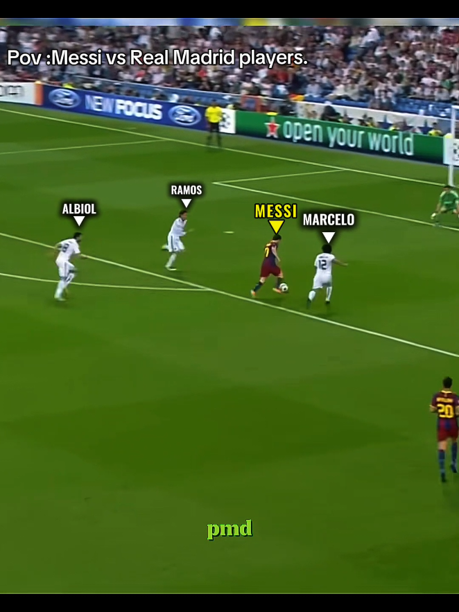 Messi vs Real Madrid 🐐👑. #footballtiktok #messi #messi_king #viral_videos #francefootball 