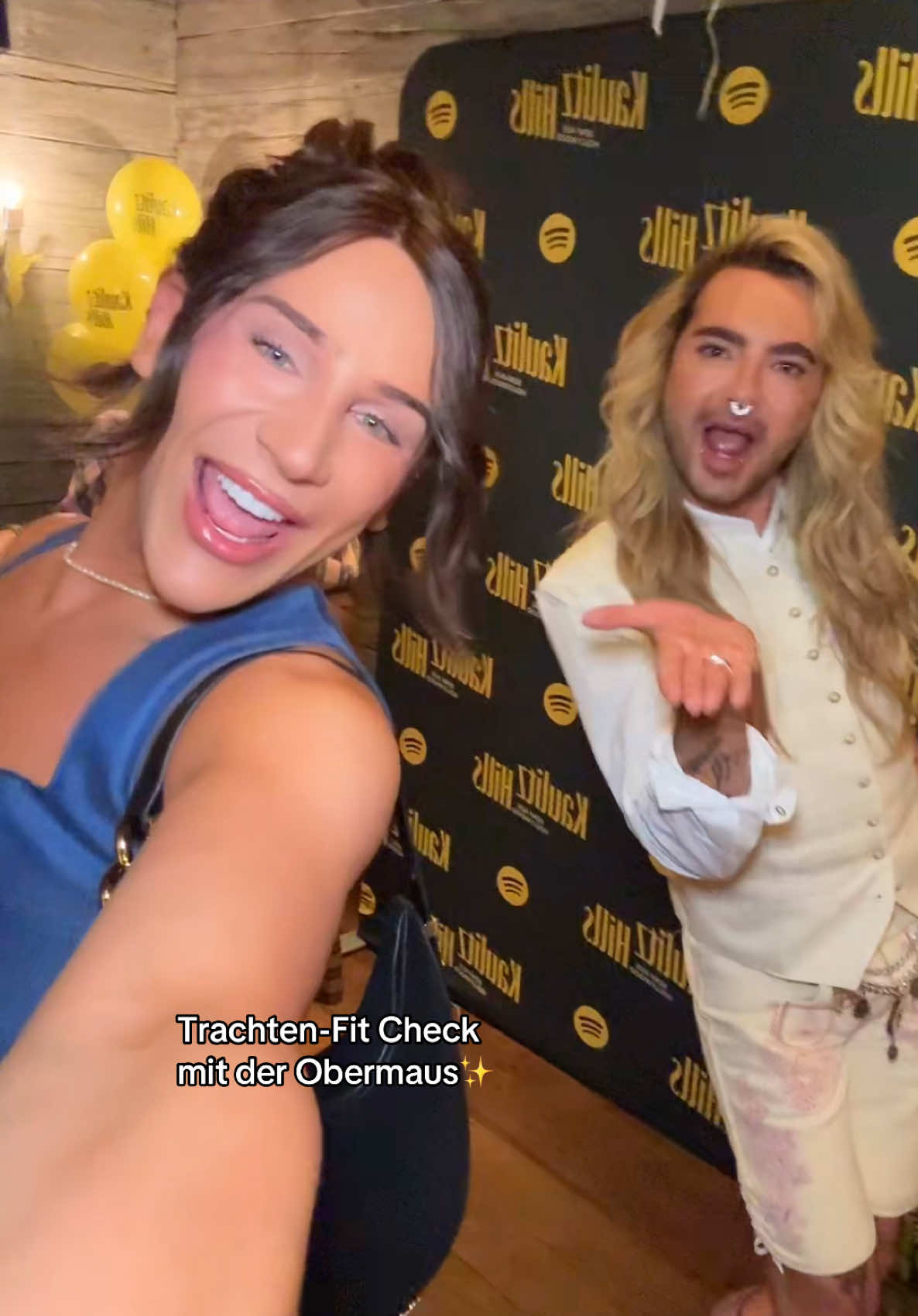 Kaulitz Wiesn mit Obermaus @Bill Kaulitz 