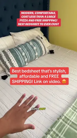 You need a cotton bedsheet that’s stylish, comfortable and very affordable here’s is the perfect one! LOW STOCK AND FREE SHIPPING! #bed #bedsheets #target #tiktokshop #fyp 