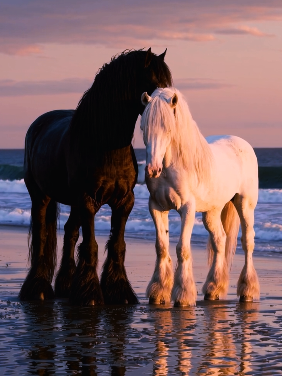 When you let go of pride and silence the ego, love flows freely. Real strength is found in surrender, and real peace is found in love. ❤️ Start today-put your pride aside, open your heart, and choose love. Tag someone who inspires you to love without ego ❤️ #iloveyou #friesianhorse #partner #companionship 