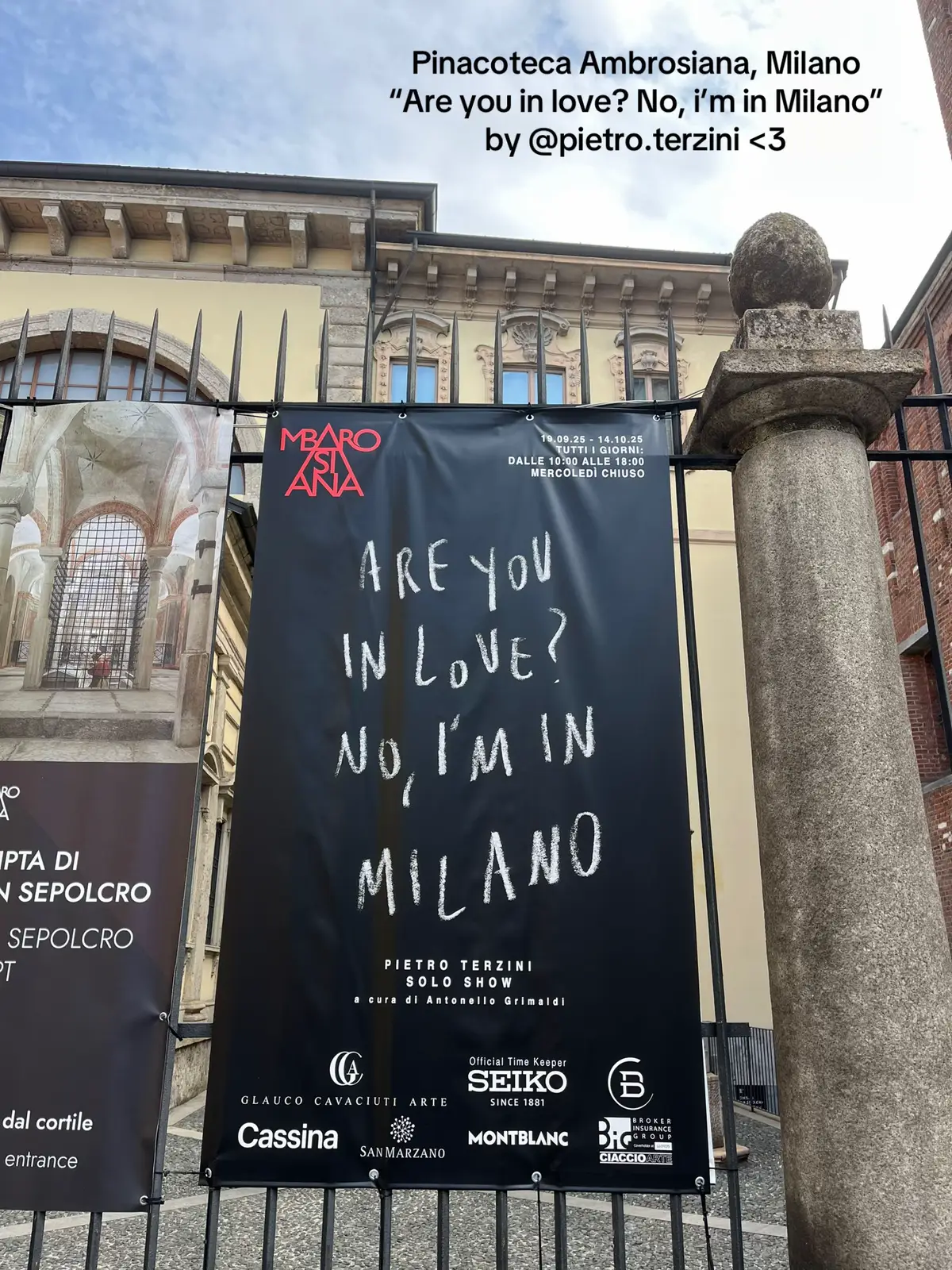 Pietro Terzini, Milano - Biblioteca Ambrosiana Tutti i giorni fino al 14 ottobre: 10:00 - 18:00 (mercoledì chiuso) #pietroterzini #milano #cosafareamilano #mostra #arte 