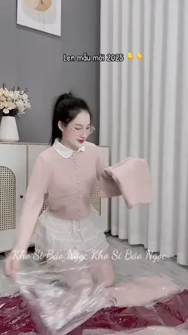 Màu hường xinh xỉu #aolennuxinh #aolenquangchau #aokhaoclennu 