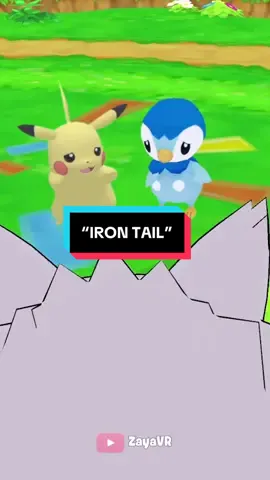 Pikachu learned Iron Tail from the wrong person 😭 #pokemon #pikachu #pokemonmeme #fyp #funny 