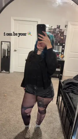 check my insta, i’m way more active 🩷 #fyp #dojacat #bluehair #viral #goth 