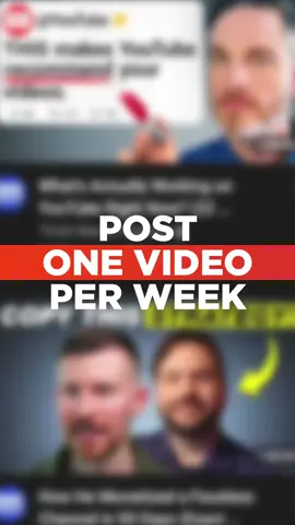📅 How often should you post on YouTube? The truth: posting once a week is enough to grow your channel. Here’s why 👉 ✅ Gives you time to plan properly ✅ Keeps you from getting overwhelmed ✅ Helps you focus on quality, not just quantity ✅ Builds consistency your audience (and YouTube) loves You don’t need daily uploads to succeed. One solid video each week can take your channel full-time if it’s the right content. 🎯 Focus on quality over quantity, and watch your views, subs, and income grow. #YouTubeTips #GrowOnYouTube #YouTubeStrategy #ThinkMedia #ContentCreator #YouTubeForBeginners