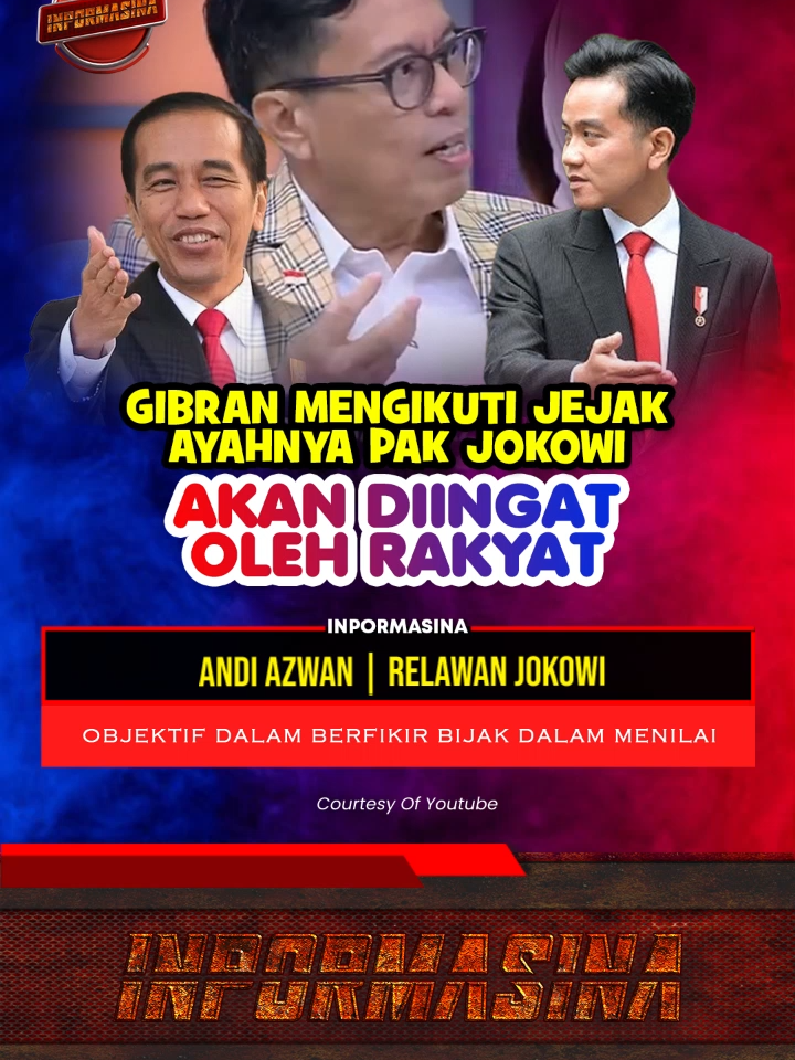 ANDI AZWAN GIBRAN MENGIKUTI JEJAK JOKOWI PRO RAKYAT #beritatiktok #inpormasina #jokowi #gibran #fypシ