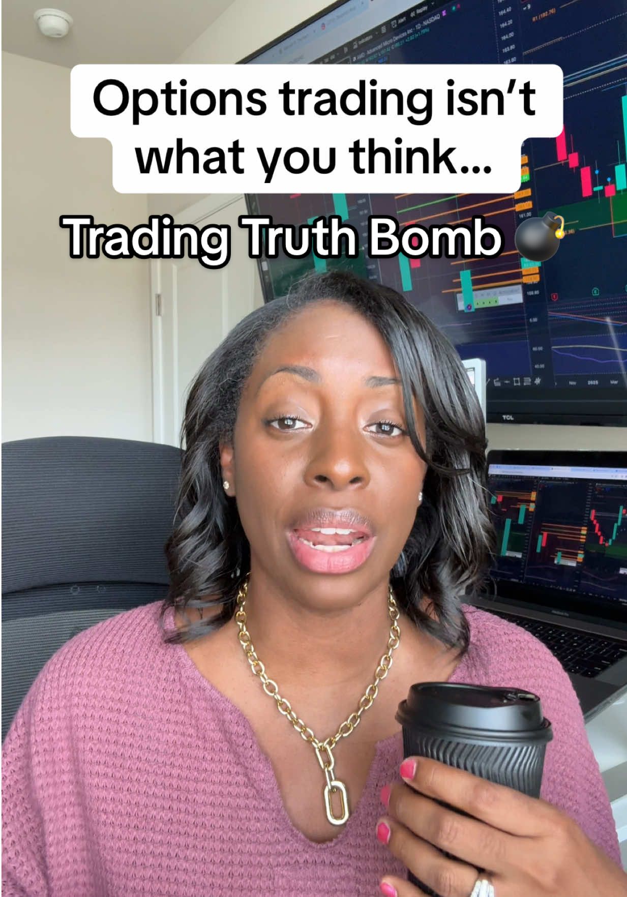 They told you options trading was luck. Spoiler alert: it’s discipline. 👀 Wanna know what separates gamblers from traders? Join us and we’ll show you. #Optionstrading  #Tradingdiscipline #Optionstrader #TradingForBeginners #Daytrading 