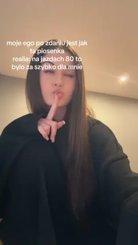 chyba jednak bezpiecznym kierowca bede albo do czasu😅