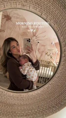 Slow mornings with Bebe 🤍 #Vlog #diml #sahm #firsttimemom #morningroutine 