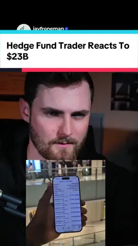 #jayfroneman #hedgefund 
