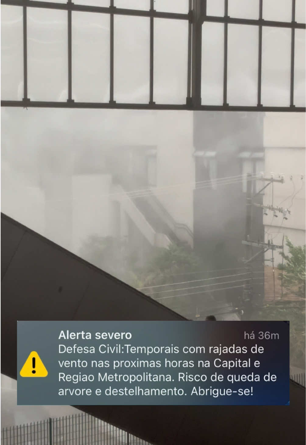 Brás hj 22/09 #sabadinhojasabe #chuva #bras #tempestade #estacao 
