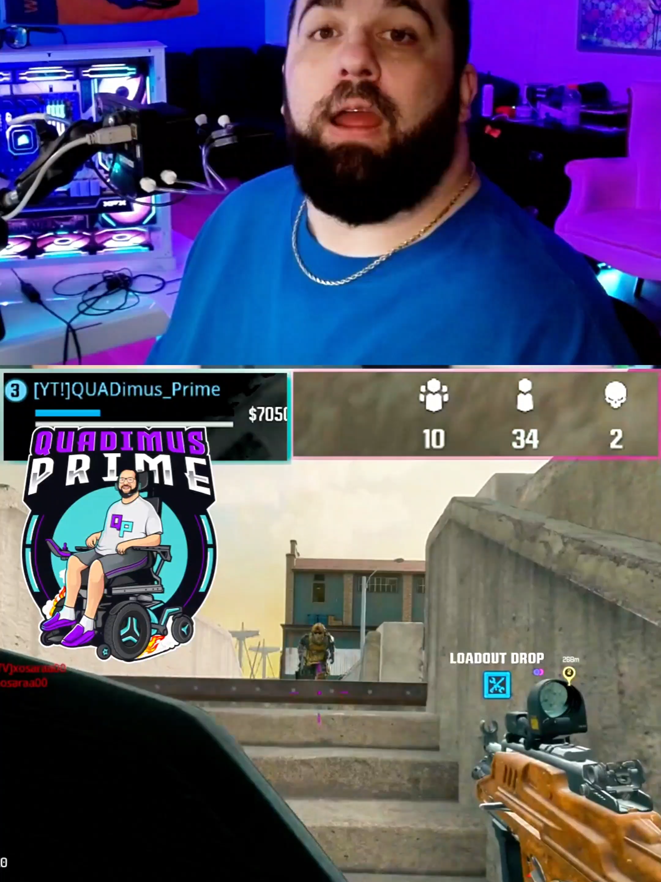 Let them make the mistake #warzone #callofduty #cod #gaming   🎮 Embark on an awe-inspiring gaming odyssey with a quadriplegic player who fearlessly tackles the challenges of Call of Duty: Warzone and Black Ops 6 using only his mouth and 2 joysticks ! 🕹️ Witness jaw-dropping maneuvers, strategic brilliance, and the sheer determination that lead to an epic victory in the intense battleground. 🏆 Immerse yourself in the world of Call of Duty like never before and discover the untold story of triumph against all odds. Subscribe now for adrenaline-pumping gameplay, heartwarming moments, and a celebration of the gaming spirit! My only hope is to show you if there is a will there is a way and to NEVER GIVE UP!!!  Would you like to see more content like this? Follow my socials below!  --------------------------------------SOCIALS---------------------------------------  LIVE Monday and Wednesday 5:30 pm to 8:30 pm eastern time Friday 5:30 pm to 10:30 pm on YouTube https://www.youtube.com/channel/UCycHeIVT-oAYxCyXZhnPIIQ  LIVE Monday and Wednesday 5:30 pm to 8:30 pm eastern time Friday 5:30 pm to 10:30 pm on Twitch Twitch: https://www.twitch.tv/quadimus_prime   YouTube: https://www.youtube.com/channel/UCycHeIVT-oAYxCyXZhnPIIQ  TikTok: https://www.tiktok.com/@quadimus_prime  Discord: https://discord.gg/TMTUSrA53s
