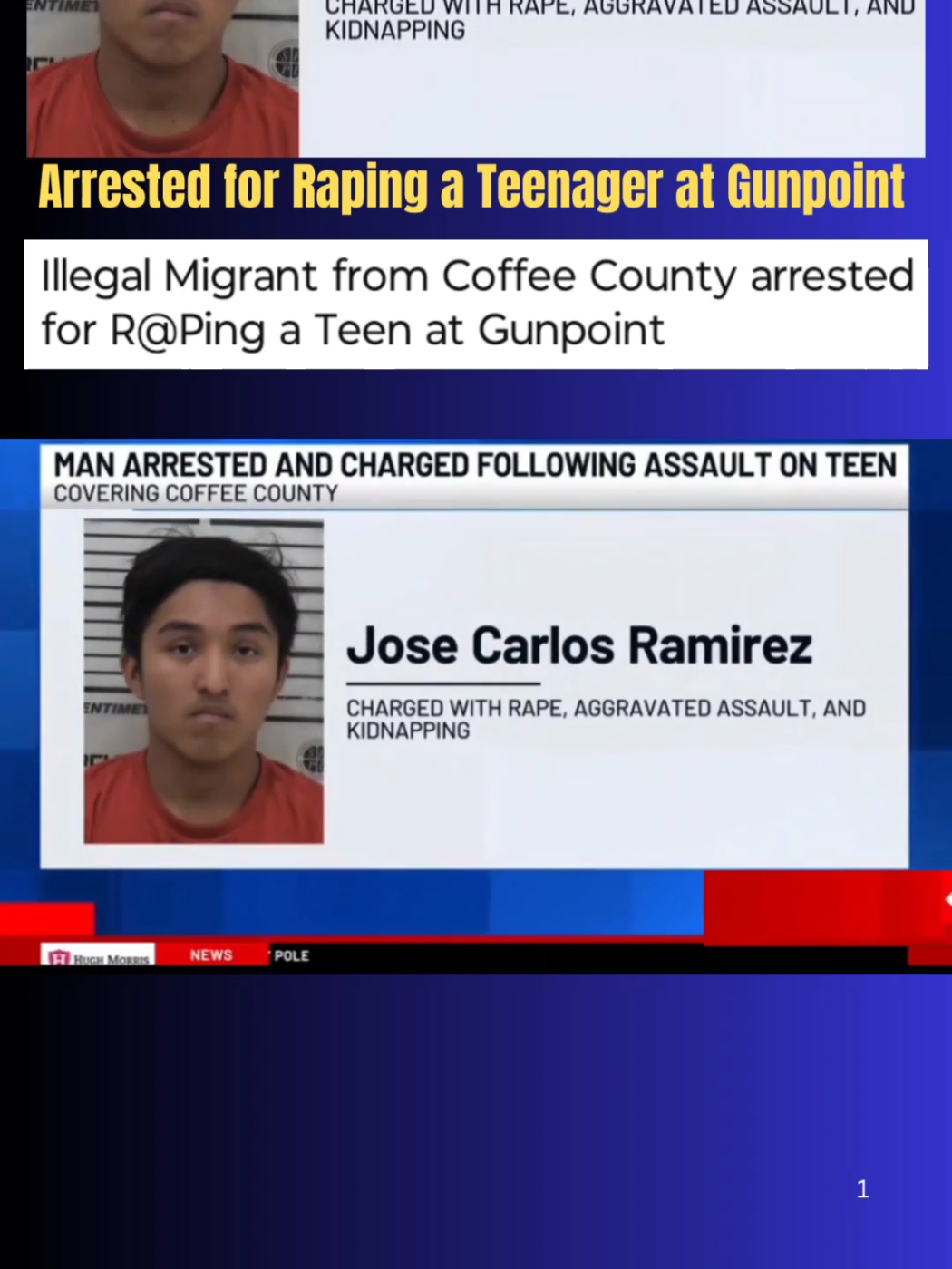 illegal Migrant arrested for R@PING a Teenager at Gunpoint in Coffee County 