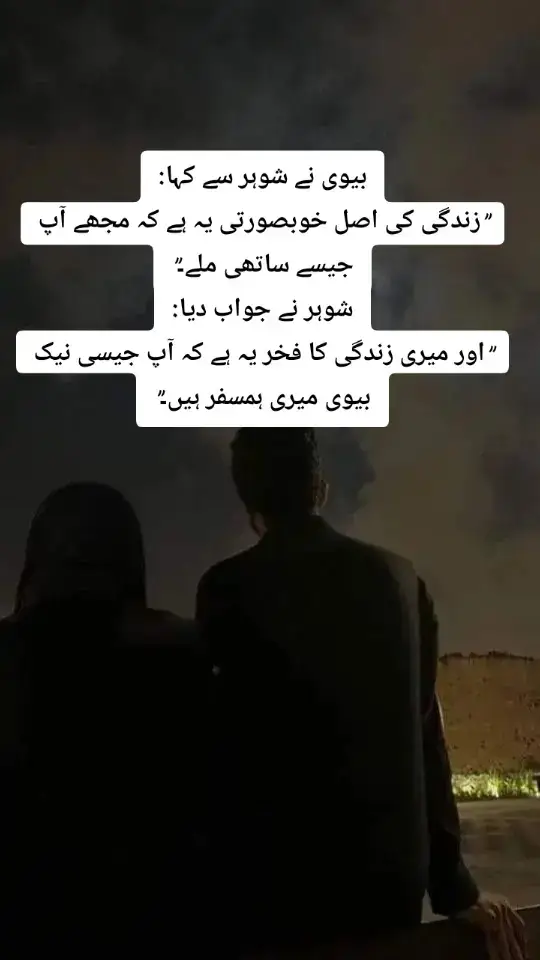 بیوی نے شوہر سے کہا: 