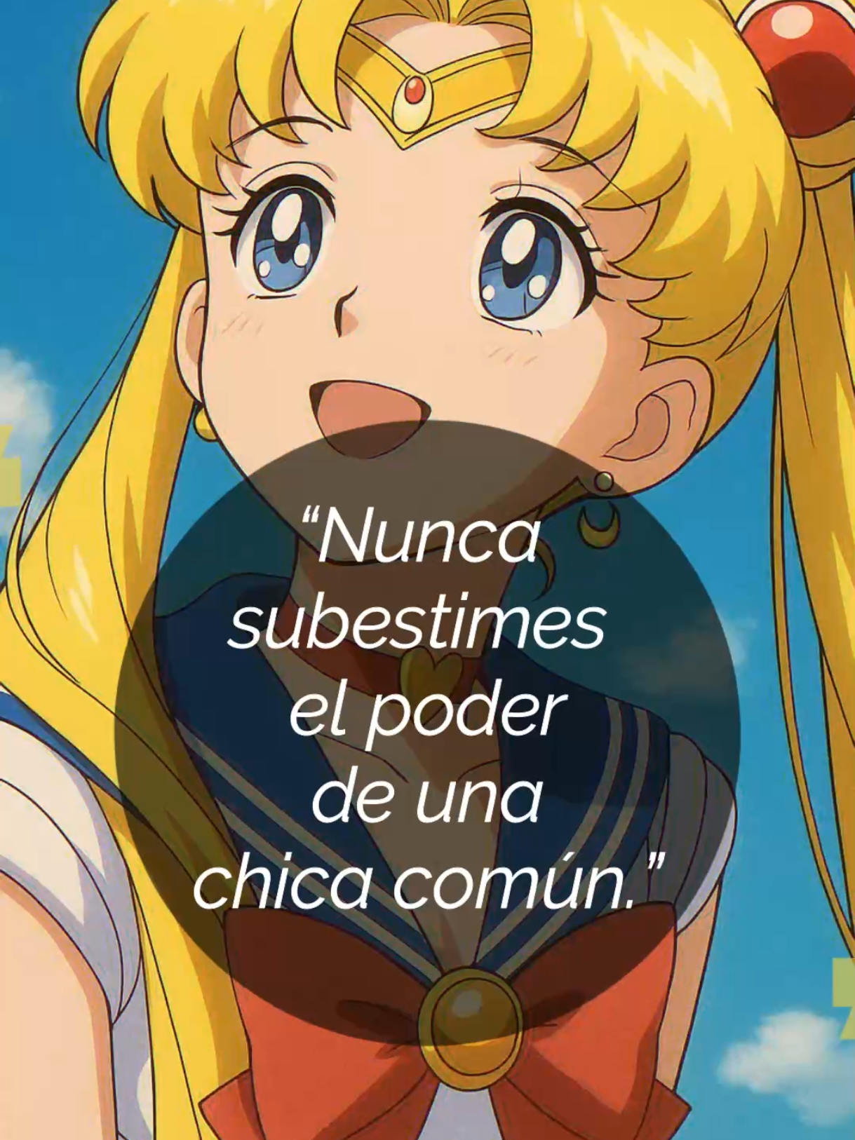 Nunca subestimes el poder de una chica común #anime #sailormoon #fypシ゚ #fypage #fyppppppppppppppppppppppp 