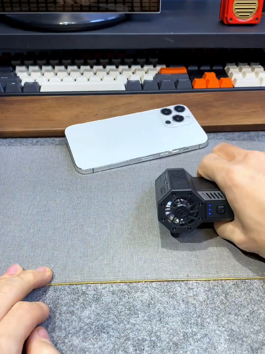 Mini Ventilador Soprador Turbo 