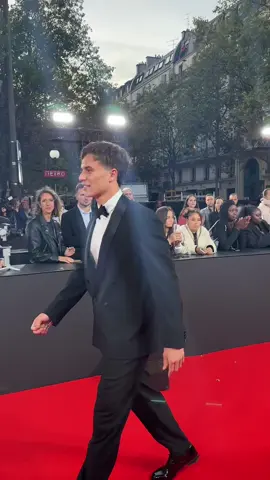Kenan Yildiz on the red carpet of the #ballondor  #sportstiktok 