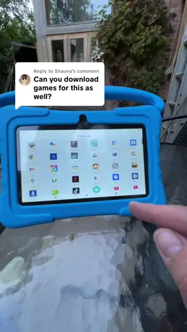 Replying to @Shauna  Kids android tablet, comes with all your google apps pre installed, including some educational games. Download additional apps and games through playstore. Such as Roblox, YouTube, Netflix and Disney plus.  Currently in flash sale. Sale ends soon.  #kidstablet #kidsandroidtablet #toddlertablet #gamingtablet #tiktokmademebuyit 