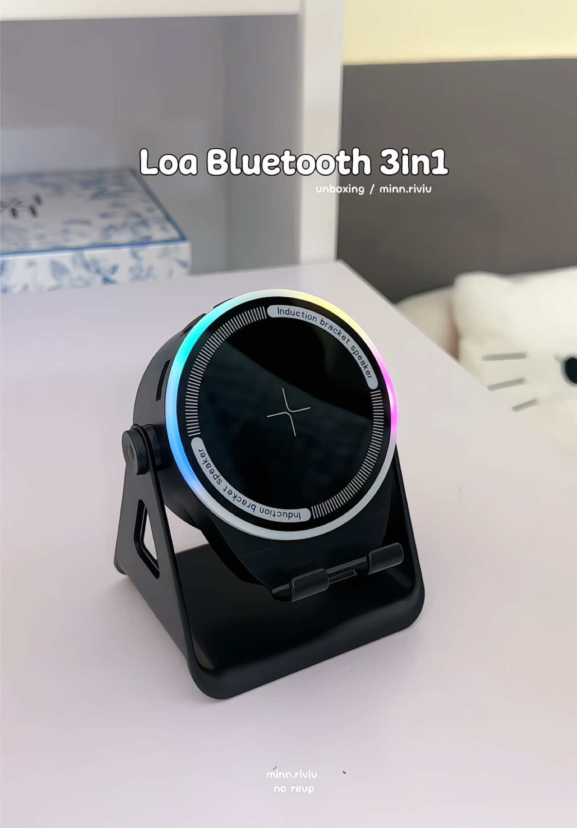 Loa Bluetooth 3 trong 1 #loabluetooth #loanghenhac #phukiendienthoai #minnriviu #review 