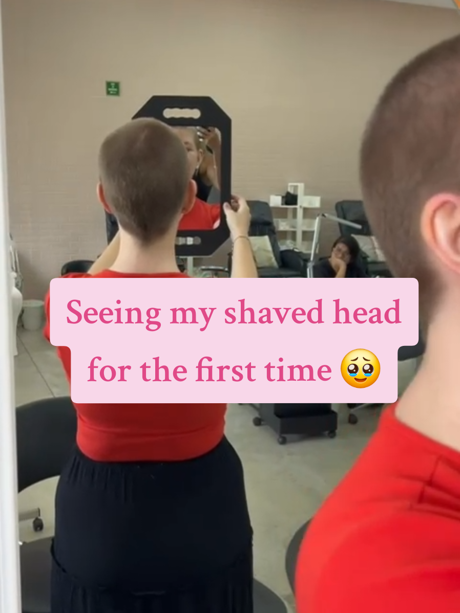 Seeing my shaved head for the first time after getting a buzz cut. I cut all my hair off and got my first ever, to donate it to a charity for children with Cancer. It was strange to see myself like this for the first time but i'm glad I did it and I am learning to love and embrace it. 🙏🥰 #buzzcut #cancerawareness🎗 #shavedhead #boldandbeautiful #shorthairstyles 