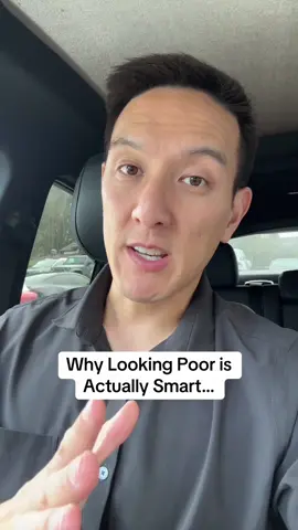 Why Looking Poor Is Important. Do you agree??