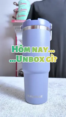 Hôm nay unbox gì? Bình giữ nhiệt sunhouse trendy đây mấy ní ơi #bepxinh123 #binhgiunhiet #sunhouse 
