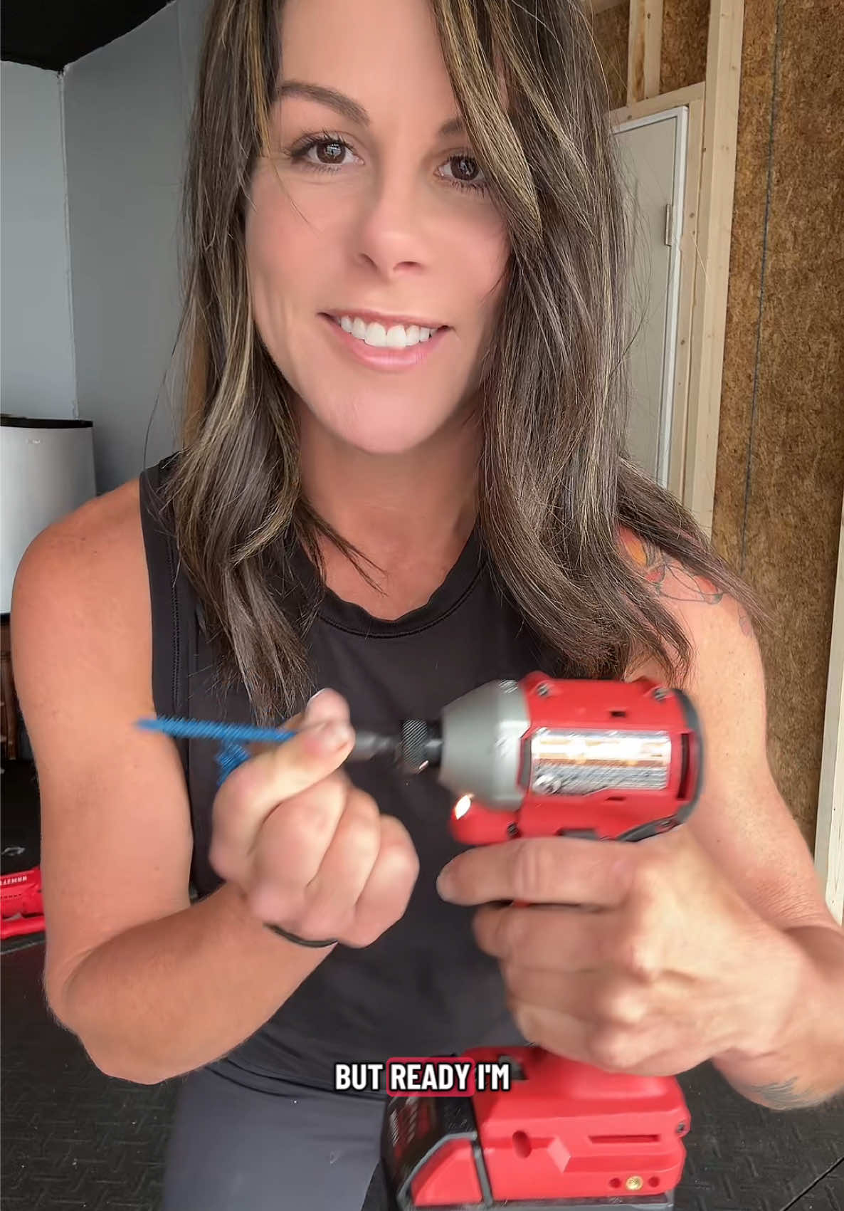 Really wish my hammer drill was Milwaukee 😉 The blue just doesn’t feel right #milwaukee #adayinmylife #DIY #businessowner #singlemom 