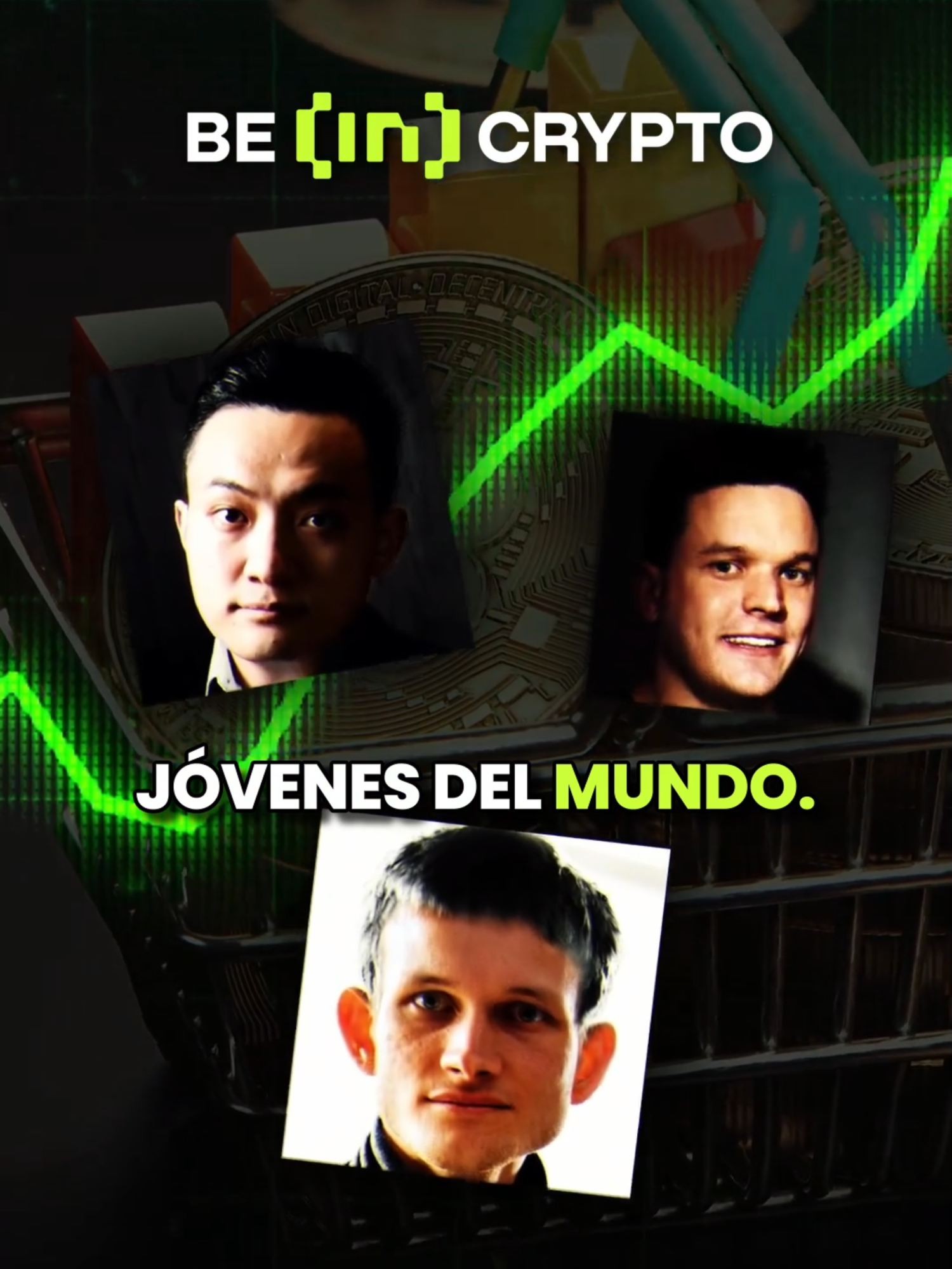 🚨 Estos son los  3 CRIPTO MILLONARIOS MÁS JÓVENES DEL MUNDO 🤑 ⭐️ Ed Craven (29) Cofundador de Stake & Kick 💰 $2.8B  ⭐️ Vitalik Buterin (31) Fundador de Ethereum 💰 $1.4B  ⭐️ Justin Sun (35) Fundador de TRON 💰 $8.5B