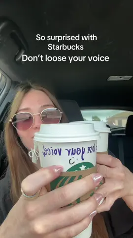Don’t lose your voice  #starbucks #charliekirk #jesus #turningpoint #erikakirk 