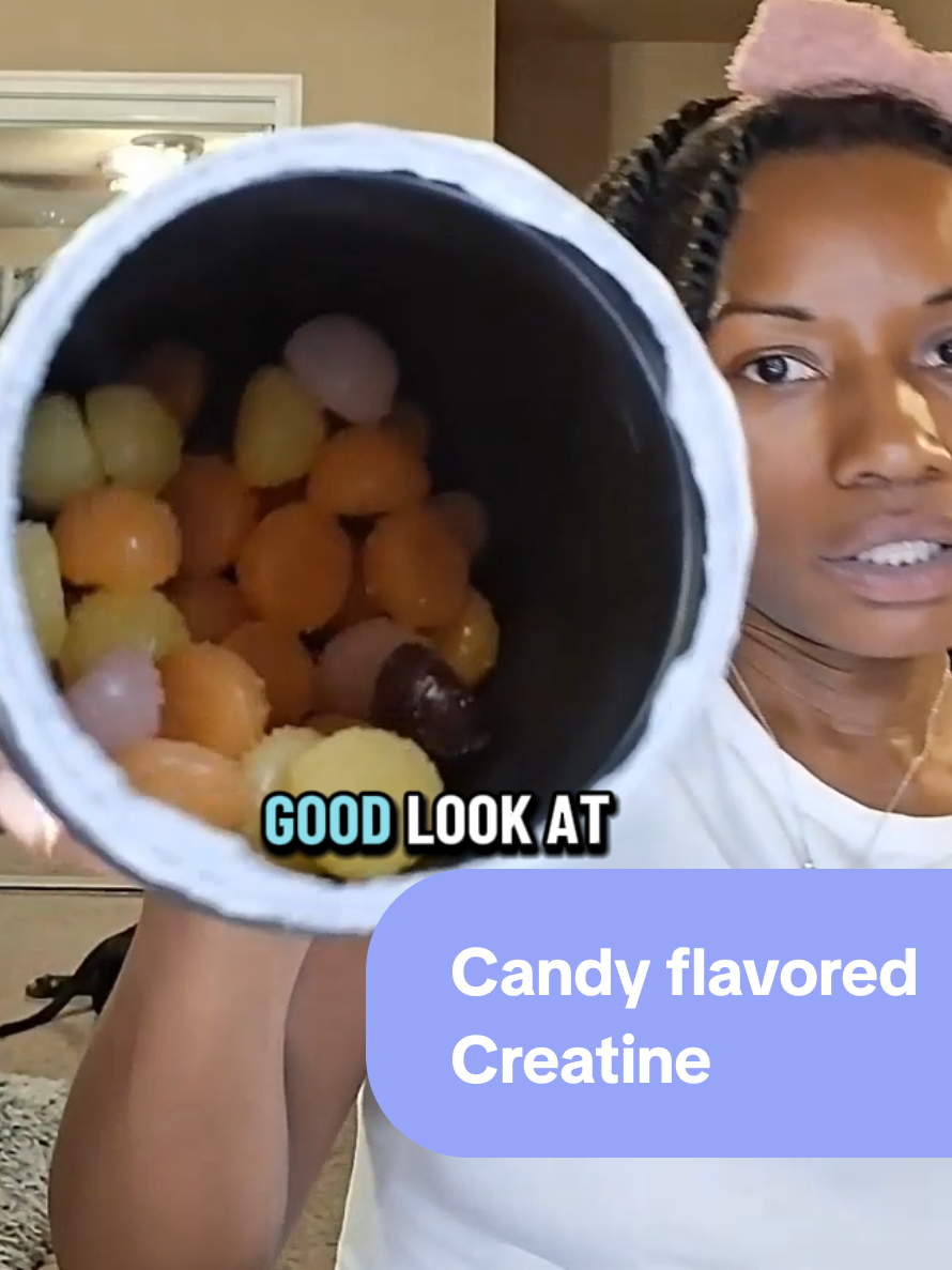 Candy flavored creatine from @Force Factor  #forcefactor #forcefactorpartner #creatinegummies #girlswholiftweights #doyouevenlift 