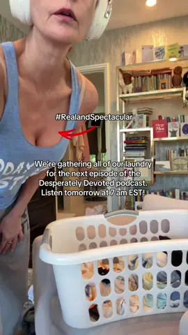 It’s laundry day tomorrow on the @Desperately Devoted Podcast. Listen for new episodes Tuesdays at 7 am EST! 