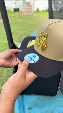 Gorras con diseño de san juditas Tadeo 🙏 #sanjudastadeo💚 #sanjuditas #gorras #hat #tiktokshopcreatorpicks 