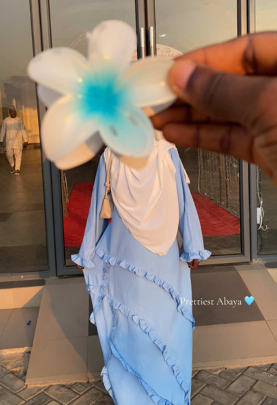 Yasmin in Blue 🩵🤭 That feeling when you realize you’re putting on the prettiest abaya 🤭. #modestfashion #viralvideos #outfitideas #hijaboutfit #hijabstyle #blueabaya #yamsinaabaya #modestwear 