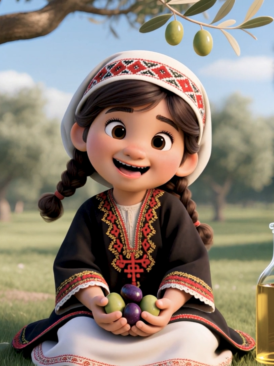 أغنية الزّيتون  Al Zaytoun Song For Kids كلمات والحان وتوزيع وغناء : قمر بدوان Al Zaytoun Song For Kids Lyrics and Composed by Qamar Badwan #kids #kidslearning #kidssong #education