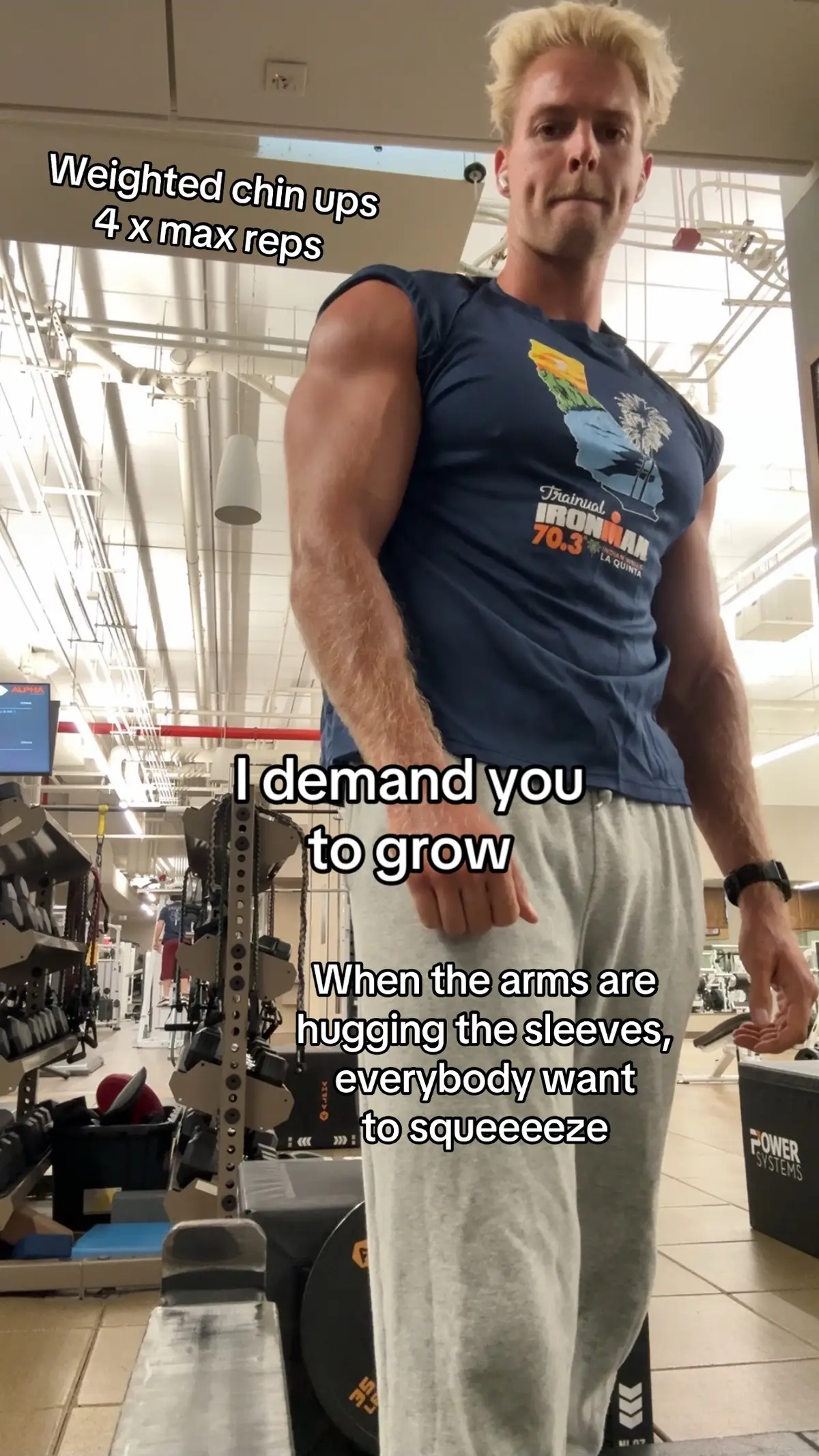 Implementing weighted chin ups and pull ups completely changed my physique #Fitness 