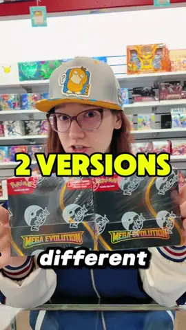 2 VERSION OF THE MEGA EVOLUTIONS BOOSTER BOX #pokemoncards #megapokemon #pokemontcg #megaevolution #pokemontradingcards 