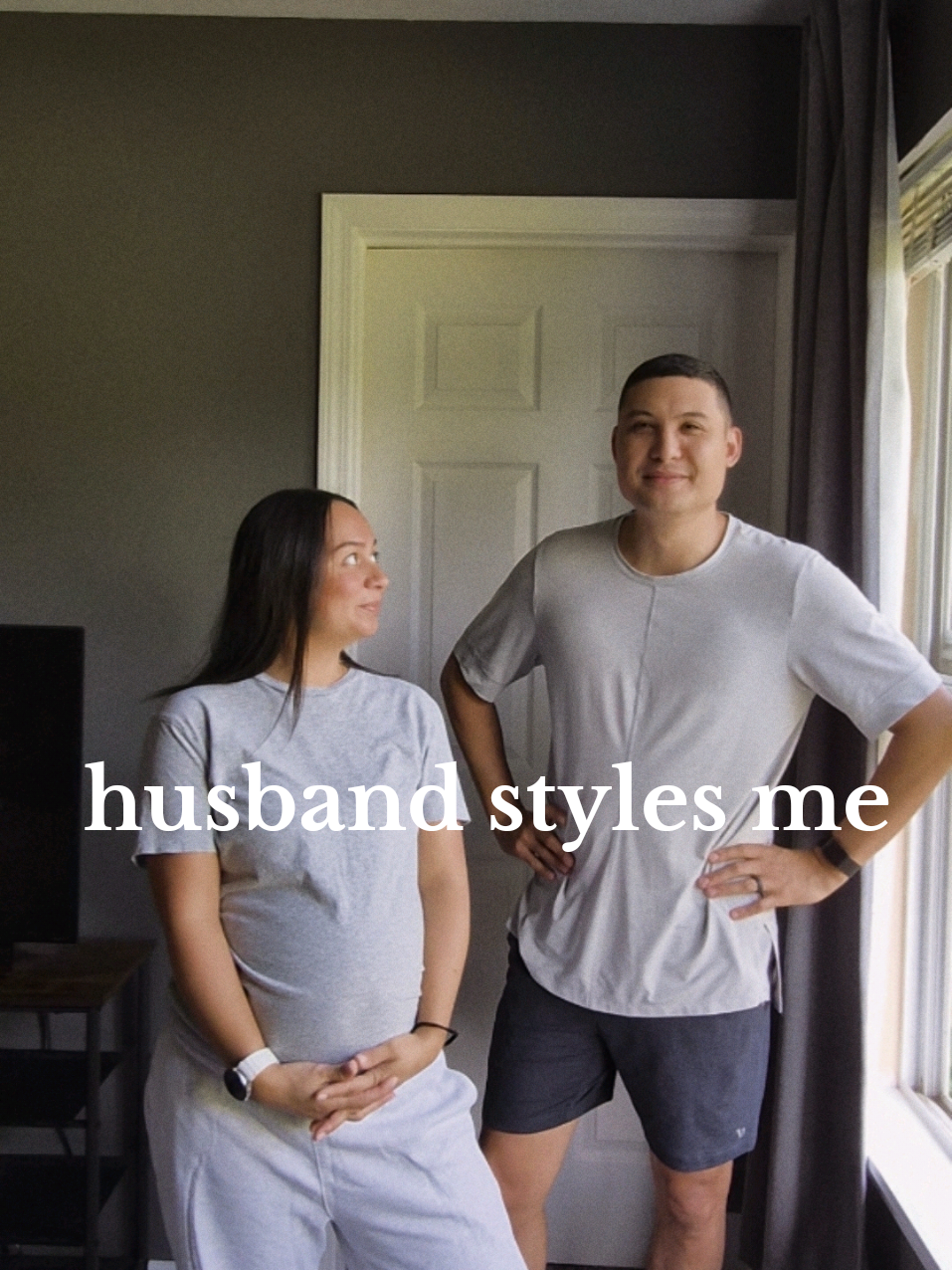 he says he can style me better than I do 🤷‍♂️ idk should I hire him?  outfits 🔗 on my shopmy #motherhood #sahm #husbandstylesme #OOTD 