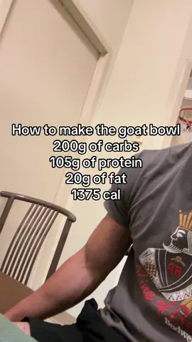 Have this for breakfast or after workout  Oats - 1 cup Whole milk - 300grams Cacao for testosterone  Microwave 2 minutes  Add protein powder scoop Add fruits of choice  Add high protein vector cereal 1 (1/4) cups Add high protein Greek yogurt 2 cups  Add honey 2 tbsp  #gym #dorm #bulk #food 
