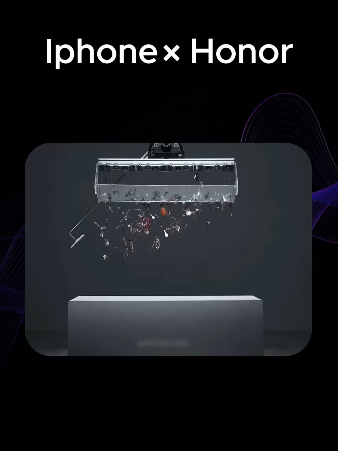 Iphone 17 vs Honor Magic 6 pro Durability test #contentcreator #advertising #business #نصائح #iphone #honor #durability