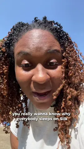 Why people really sleep on silk. 