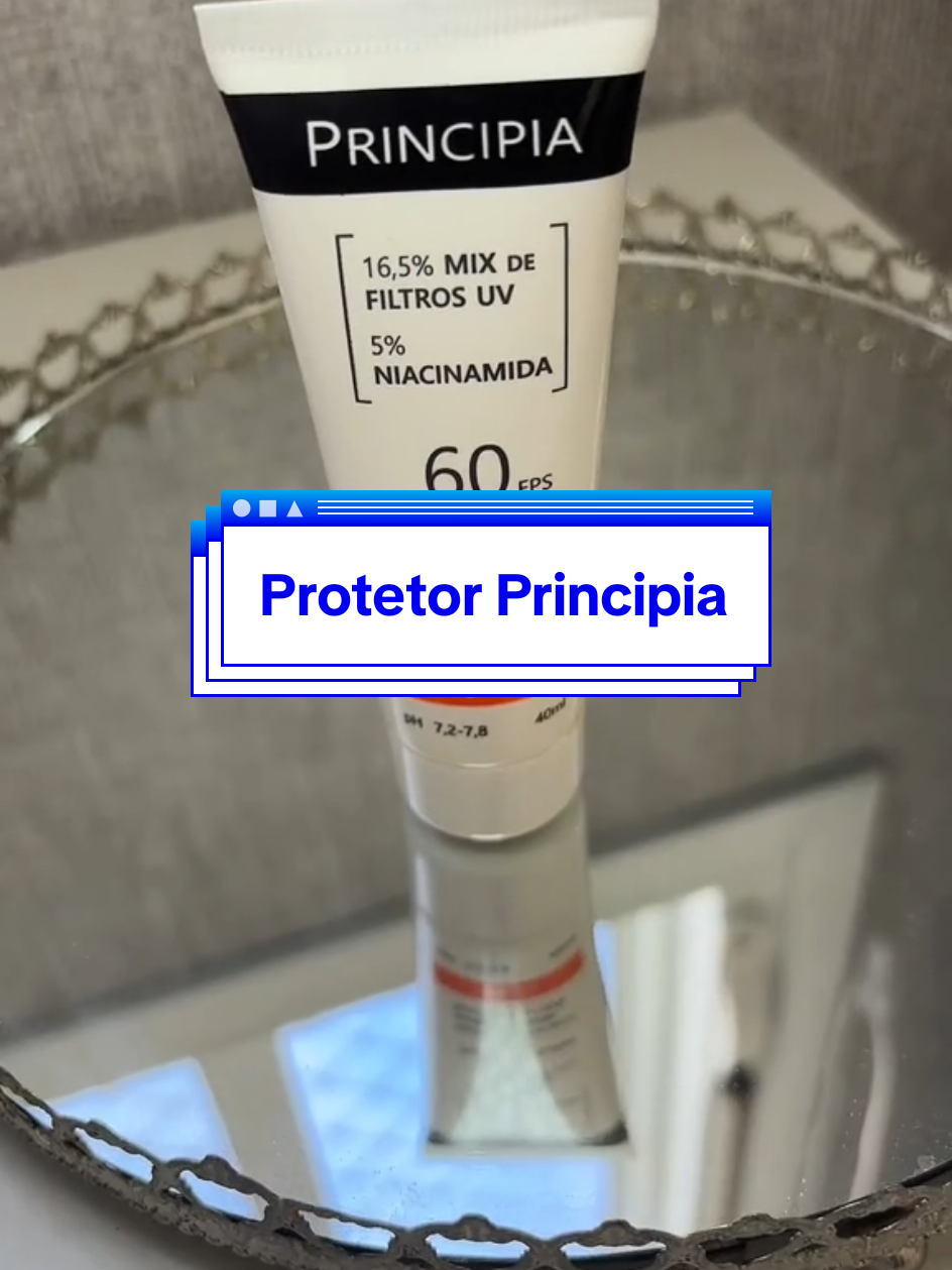 Protetor solar facial Principia. Tem um cheiro suave, toque seco e seca rapidamente ❤️ LINK NOS COMENTÁRIOS 🔥 Protetor Solar facial PS-01 FPS 60. #creatorsearchinsightsview #principia #protetorsolar #facial #60fps 