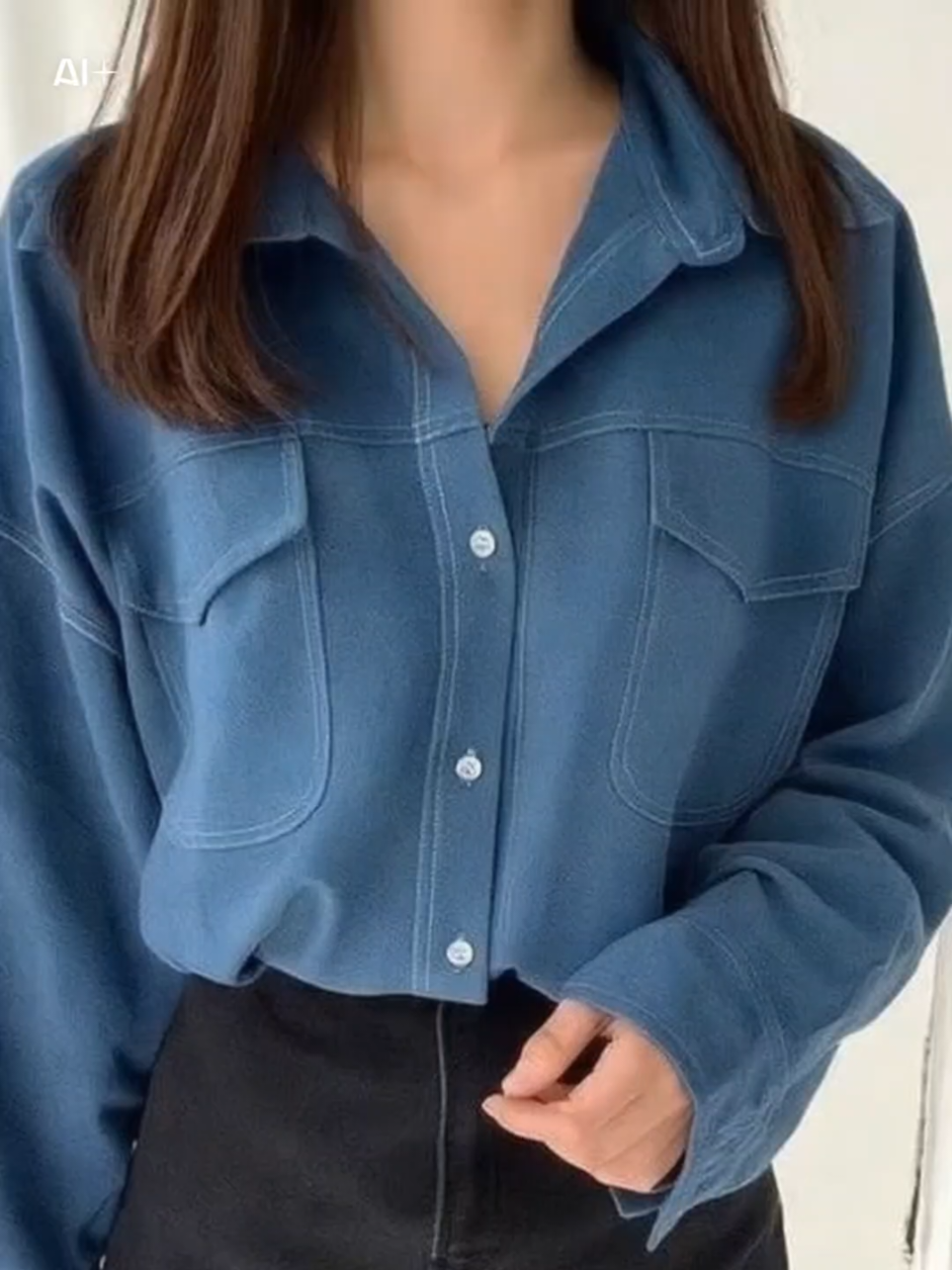 atasan wanita kemeja shirt border oversize #fyppppppppppppppppppppppp #fyp #fypage #kemeja #Kemeja Cowok Ga Pake Crah 